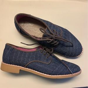 Toms herringbone loafers sz 6